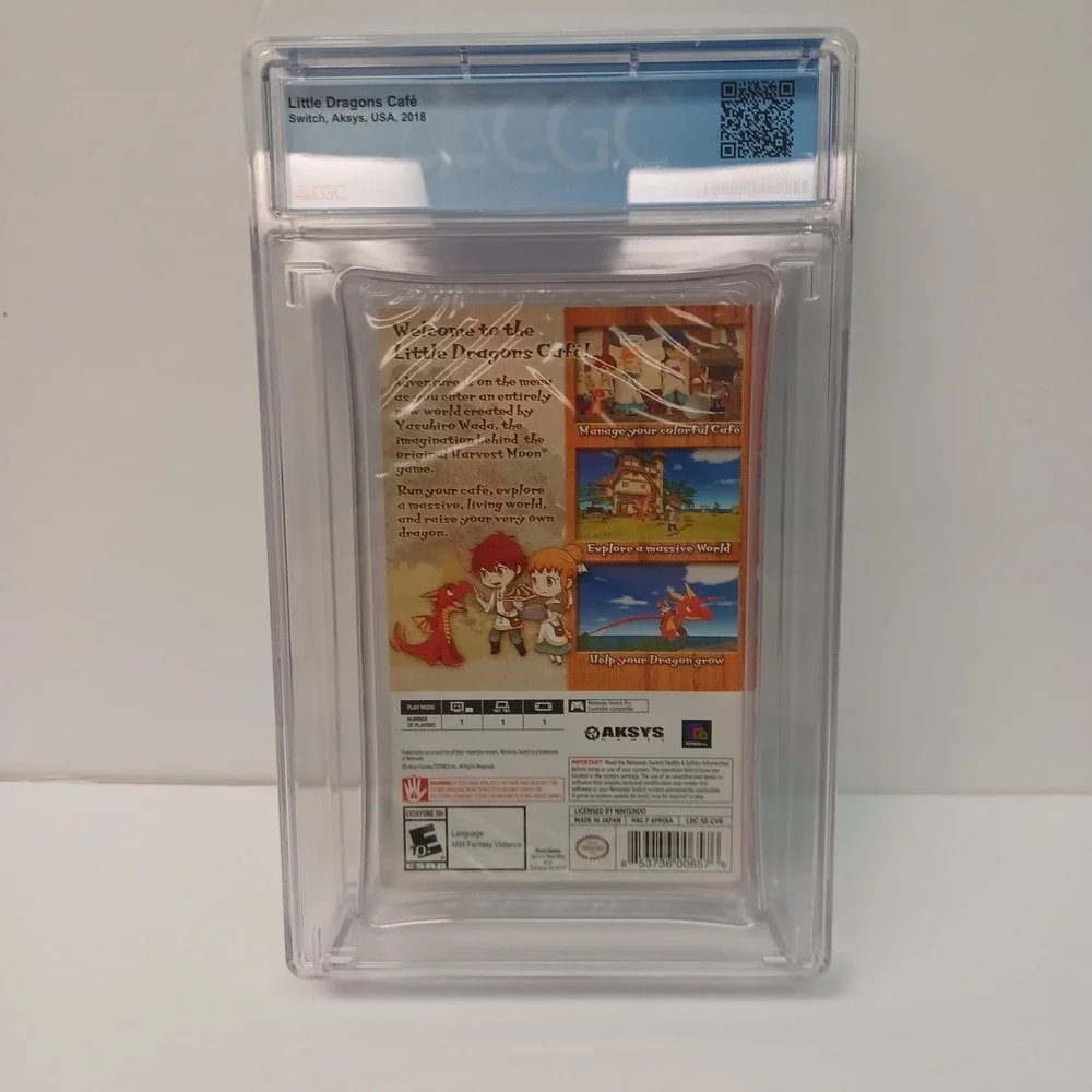 Little Dragons‎ Cafe Nintendo Switch CGC Graded 10 A++